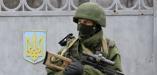 Ruský voják na Krymu.