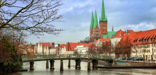 Lübeck - jedno z ohrožených německých měst (ilustrační foto).