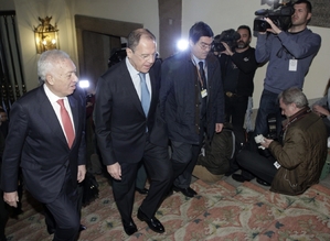 Šéf ruské diplomacie Lavrov jedná v Madridu.