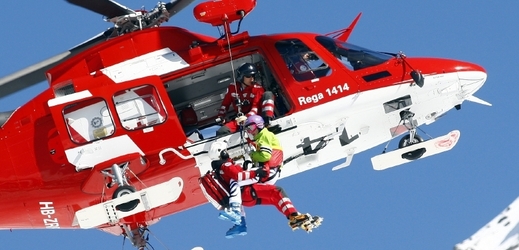 Maria Höflová-Rieschová skončila po nepříjemném pádu ve vrtulníku.