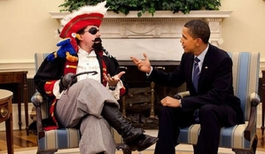 Mohlo by se zdát, že šéf Bílého domu je s piráty jedna ruka (ilustrační foto).