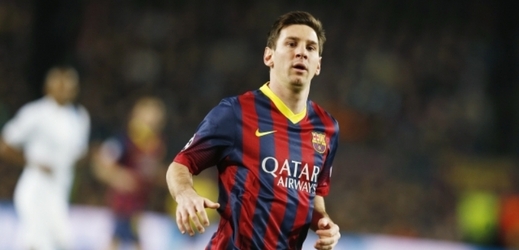Argentinský útočník Barcelony Lionel Messi.