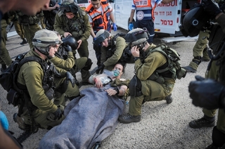 Izraelští vojáci zranění na Golanech.