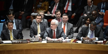 Čurkin, velvyslanec Ruska v Radě bezpečnosti OSN. 