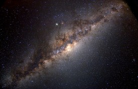 Mléčná dráha vyfotografovaná z výšky 5000 metrů nad mořem.