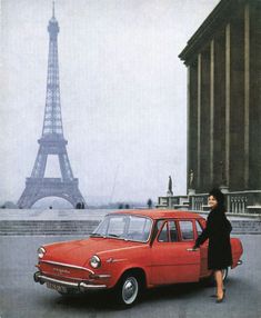Paříž a Škoda 1000 MB.