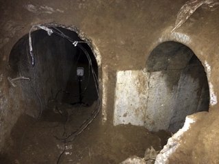 Zatím největší tunel objevený pod hranicí Izraele s Gazou.
