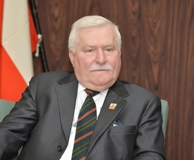 Bývalý polský prezident a držitel Nobelovy ceny Lech Walesa.
