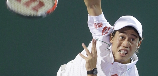Japonský tenista Kei Nišikori. 