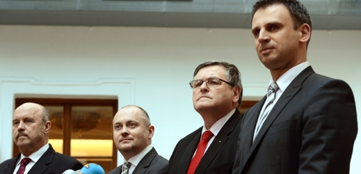 Josef Novotný, Michal Hašek, Jiří Běhounek a Jiří Zimola.