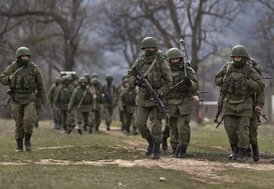 Ruské vojsko na Krymu.