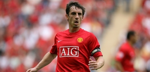 Gary Neville strávil v dresu Manchesteru United celou svou kariéru.
