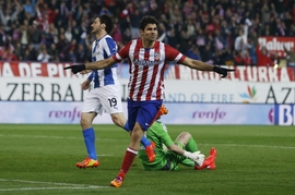 Diego Costa, útočník Atlética Madrid.