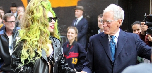 Hostem Davida Lettermana byla i Lady Gaga. 