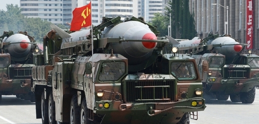 Severokorejská raketa Rodong.