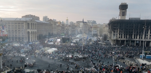 Ve dnech 20. a 21. února probíhaly v Kyjevu nejostřejší protesty.