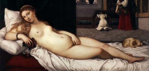 Jedním z nejznámějších obrazů od Tiziana je Venuše Urbinská.