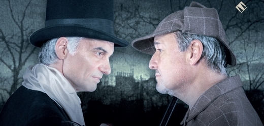 Ivan Trojan jako Arsène Lupin a Viktor Preiss jako Sherlock Holmes.