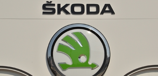 Logo firmy Škoda Auto.