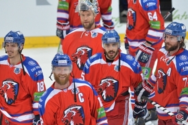 Hokejisté Lva slaví postup do finále Kontinentální ligy.