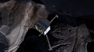  Lovec komet Rosetta, jeden z projektů DLR.