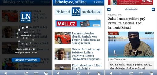 Off-line verze Lidovek.cz.