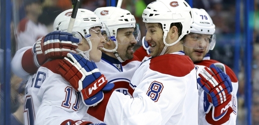 Gólová radost hokejistů Montrealu.