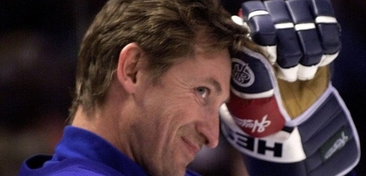 Hokejový král Wayne Gretzky. 