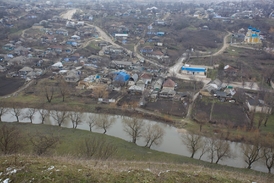 Moldavsko je nejchudší zemí Evropy. Na snímku vesnice Trebujeni.