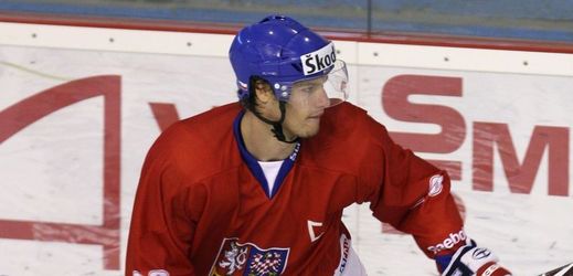 Hokejista Michal Jordán ještě v dresu juniorského výběru.