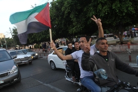 Obyvatelé Gazy přijali dohodu s nadšením.
