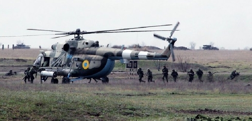 Vrtulník ukrajinské armády (ilustrační foto).