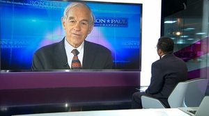 Ron Paul v rozhovoru s moderátorem Channel 4 News.