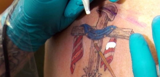 Jeden z oblíbených motivů tetování amerických vojáků.