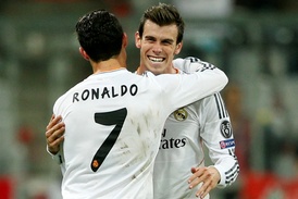 Gareth Bale a Cristiano Ronaldo, hlavní útočná hrozba Realu Madrid.