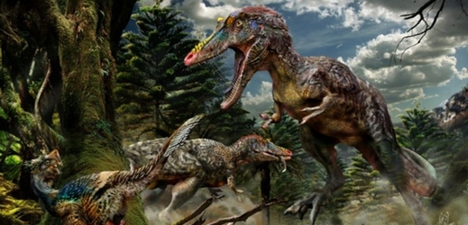Qianzhousaurus sinensis -- nový tyranosaurus s úzkými čelistmi.