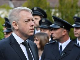 Pohřbu se zúčastnil i ministr vnitra Milan Chovanec.