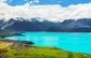 Jezero Pukaki, Nový Zéland. (Foto: Shutterstock.com)