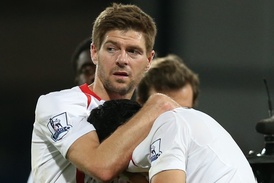 Kapitán Liverpoolu Steven Gerrard.