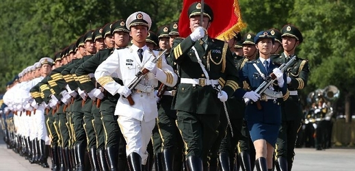 Čestná garda čínské armády. 