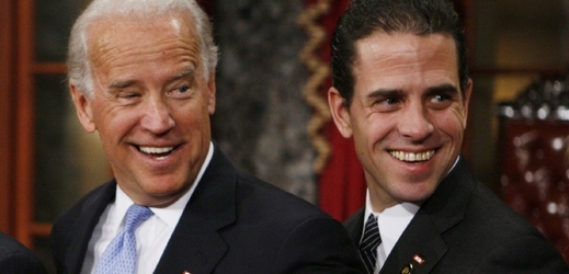 Viceprezident Joe Biden se svým synem Huntem. 