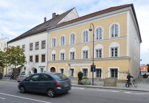 Hitlerův dům v Braunau.