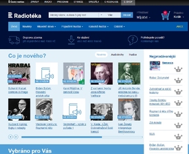 Homepage Radioteky.cz.