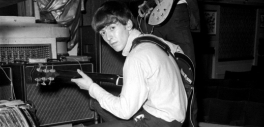 George Harrison, člen Beatles.
