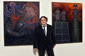 Ke Kafkově odkazu se vyjádří například výtvarník Jaroslav Róna.