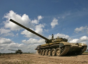 Ruské tanky T-72.