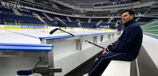 Vladimír Růžička v Minsk aréně.