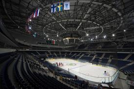 Minsk Arena, hlavní scéna hokejového mistrovství světa.