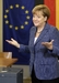 Německá kancléřka Angela Merkelová předtírá, že neví, komu dát hlas. (Foto: Michael Sohn)