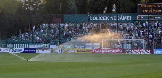 Fotbalového stadionu pražských Bohemians 1905 tzv. Ďolíček.
